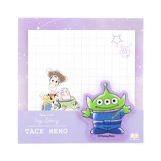 PiXM!X 玩具總動員造型便利貼套組, 1入, 三眼怪, 45張