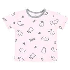 甜夢粉短袖上衣