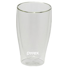 Corelle Brands 康寧餐具 珍珠金屬 PYREX 系列 雙層玻璃杯, 透明, 1個