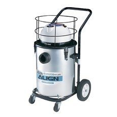 亞拓 工業用吸塵器 AVC-2040，工業級大容量，乾濕兩用，附多種吸頭，適用於工廠、倉庫等場所, 銀色 + 黑色, 1台