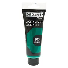 Raphael CAMPUS 康普思 壓克力顏料 N131741 803 深綠色, 100ml, 1色