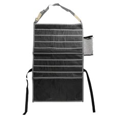 書桌側邊收納袋 65 x 43cm, 黑色, 1個