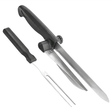 Premier 固定叉 + 均分切片刀套裝 2CR14不鏽鋼材質, 固定叉24.3cm + 切片刀33cm, 1組