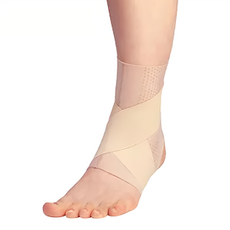 alphax 醫護超彈性護踝支撐帶 AP-433064 膚色, 1個