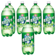黑松 汽水, 2000ml x 6瓶, 2L