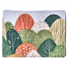 ROYALLIN 蘿林嚴選 森林刮泥地墊 90 x 60cm 400g, 森林綠色, 1個