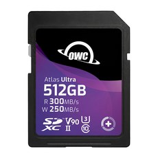 OWC Atlas Ultra SD 記憶卡 SDXC UHS-II V90, 512GB, 1個