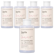 jmella in france 卸妝水 已完成肌膚測試 12種玻尿酸 弱酸性溫和配方, No.05 Sparkling Rose, 500ml, 5瓶