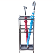 9格平面加高傘架, 1個, 29 x 26 x 67cm, 黑色