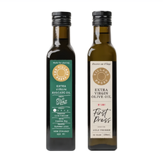 THE VILLAGE PRESS 頂級冷壓初黃金酪梨油+原味橄欖油 250ml, 1組