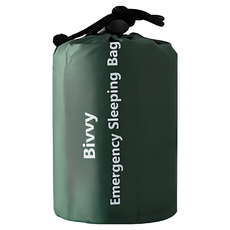 AHOYE 高階野外求生睡袋 PE防撕裂材質 尺寸 210*90*2cm, 綠色, 1個