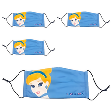 Disney 迪士尼 布口罩 小 4個, 仙杜瑞拉