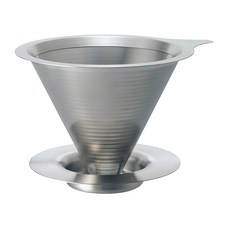 HARIO V60 免濾紙 01金屬濾杯 DMD 01 HSV, DMD-01-HSV, 1個, 1~2杯