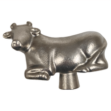 Staub 造型鍋蓋頭 牛, 8x5cm 約270公克, 耐熱溫度260°C, 適用16cm(含)以上的STAUB鑄鐵鍋, 1個