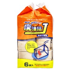 SHIMOYAMA 日本製進口廢油處理袋 XPP 小貨 600ml 6包, 1袋