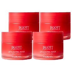 JIGOTT 蜂膠 晚安唇膜 20g 滋潤保濕 唇部護理, 1罐, 4罐