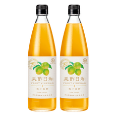 Kong Yen 果酢日和 梅子果酢, 添加果寡糖, 590ml, 2瓶