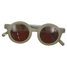 Grech&Co 兒童款 經典圓框偏光太陽眼鏡, 風暴灰, 18個月至6歲, 防紫外線, 18個月-8歲