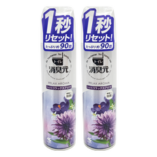 KOBAYASHI 小林製藥 消臭元 浴廁芳香噴霧 舒壓花香 280ml, 2瓶