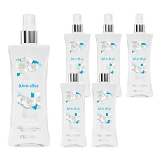 BODY FANTASIES 身體幻想 香氛身體噴霧 清新白麝香, 236ml, 6件
