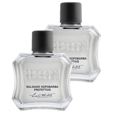 PRORASO 義式麝香 鬍後乳 藍標 100ml 保濕修護配方, 2罐