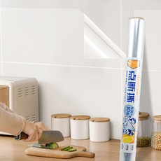 點斷式廚房透明靜電防油貼 80 x 30cm 靜電吸附 透明防油污, 10張