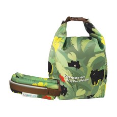 UnSac 2.0 矽膠布防漏食物袋, M(30 x 25cm), 叢林黑熊, 1個