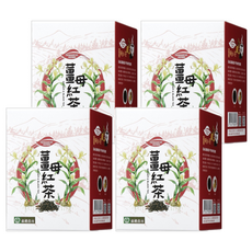 蔴鑽農坊 薑母紅茶, 3.5g, 15包, 4盒