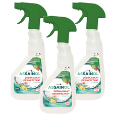 ASSAINOL 愛潔諾 有機乳酸廚房清潔劑，檸檬&百里香，500ml, 3瓶