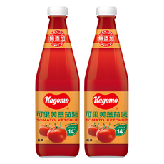 KAGOME 可果美蕃茄醬, 美味蕃茄風味 口感豐富, 340g, 2瓶