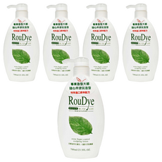 Roudye 柔蝶 椰乳髮雕露, 亮麗有型 700ml, 5瓶