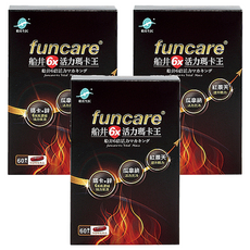 funcare 船井生醫 6X活力瑪卡王, 滋補強身 增強體力 促進健康, 60顆, 478mg, 3盒