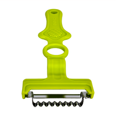 Nonoji 網狀削皮刀 蔬果料理造型專用, 綠色, 1個