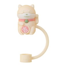 Oolab 良杯製所 防塵細吸管蓋 小忠犬吉祥款, 1個, 1個