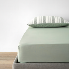 HOLA 和樂家居 艾禮思 色織純棉床包單人 880g