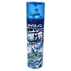 Hakugen Earth 白元 Ice non 爆冷衣物涼感噴霧 -30°C JET Spray, 薄荷香, 淨化汗臭, 消臭, 330ml, 1瓶