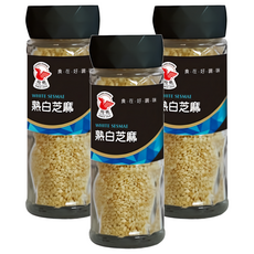 飛馬熟白芝麻, 35g, 3瓶