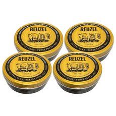 REUZEL 黑金豬強力黏土級水性霧面髮蠟, 95g, 4個