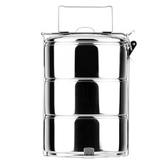 ZEBRA THAILAND 斑馬牌 304不銹鋼 多層飯盒 3層 8163 16cm, 1個