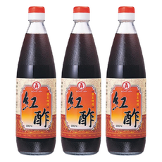 工研 紅酢 590ml - 上等糯米古法釀造，適用於各式羹湯佳餚與海鮮料理, 3瓶