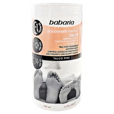 Babaria 草本花香爽足粉, 100ml, 控制汗水和難聞氣味, 1瓶