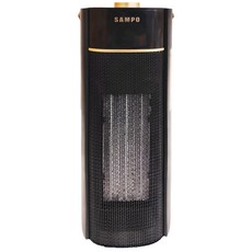 SAMPO 聲寶 陶瓷式電暖器 1200w 2.1kg, HX-AF12P, 黑色