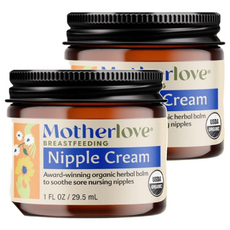 Motherlove 媽咪樂哺 乳頭舒緩霜 有機草本配方 舒緩乳頭, 29.5ml, 2個