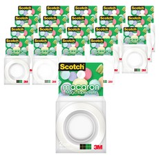 3M Scotch 馬卡龍分配器專用魔法膠帶補充裝 18mm x 10m 2個, 20組, 透明