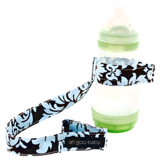 Ah Goo Baby 萬用防落帶 嬰兒車/汽車座椅固定帶 水杯玩具防掉落 棉質, 復古夜藍, 1個