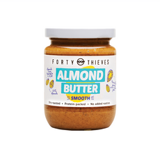 FORTY THIEVES 杏仁抹醬, 100%杏仁製成 無添加物, 235g, 1罐
