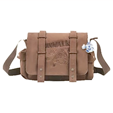 Vanwalk 出走 美式復古星球系郵差包 V2557, 深栗棕