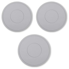 小麥購物 雙面矽膠隔熱墊 條紋款 G755 50g, 鯊魚灰, 3個