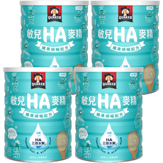 QUAKER 桂格 敏兒HA麥精 纖果順暢配方 6個月以上, 700g, 4罐