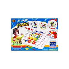 love color 樂彩森林 電鑽螺絲創意拼盤組, 益智玩具，144配件, 1組